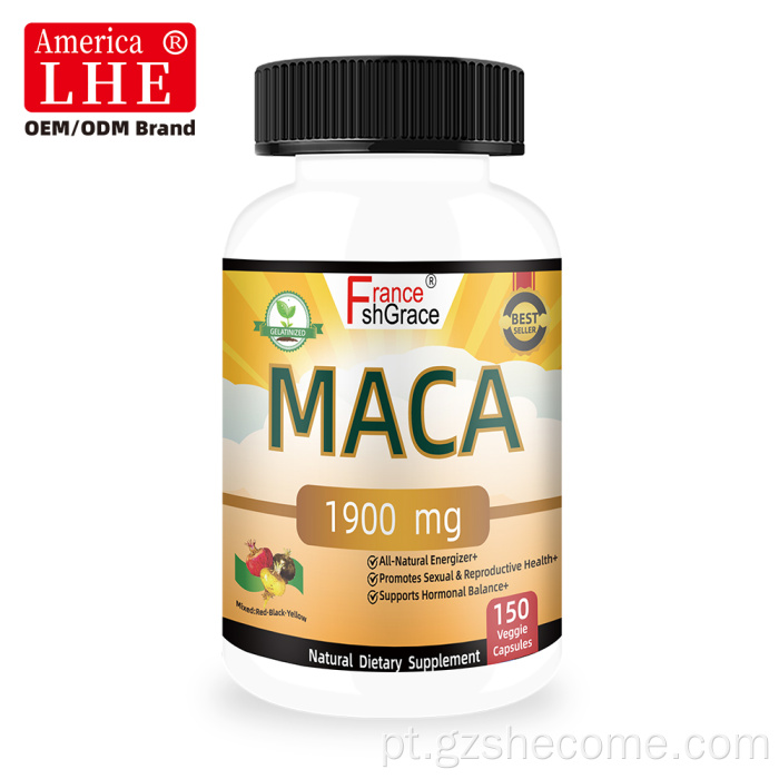 Shecome Maca suplemento masculino força comprimidos para aumento do pênis